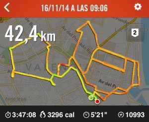 El Muro del Maraton EN VERDE