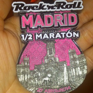 Medalla Medio Maraton.
